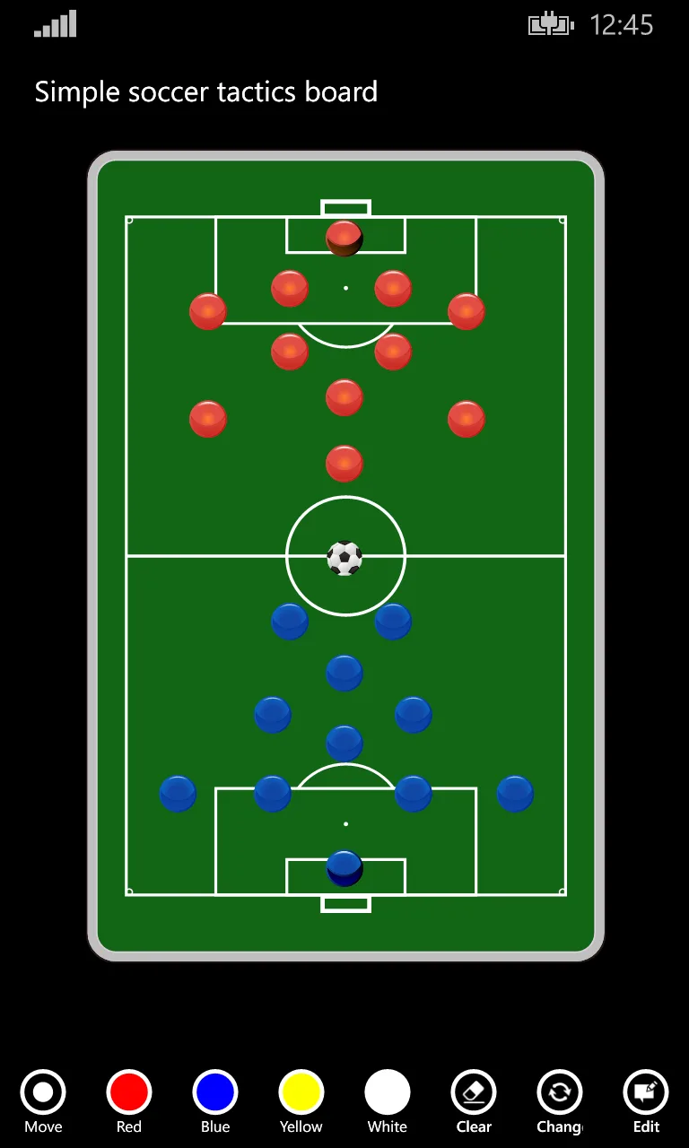 Simple soccer tactic board screenshot 5