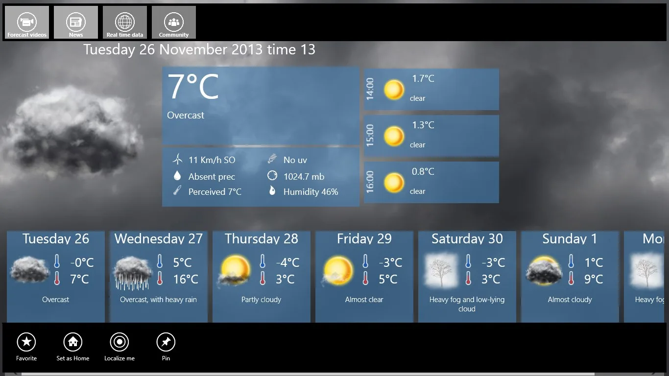 3BMeteo screenshot 1