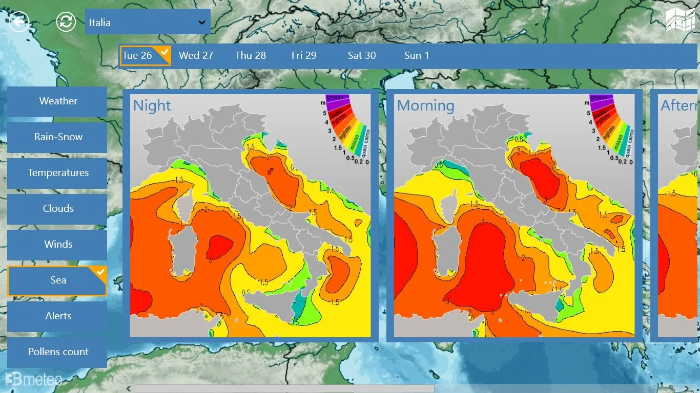 3BMeteo screenshot 2