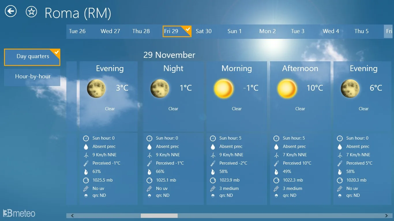 3BMeteo screenshot 3