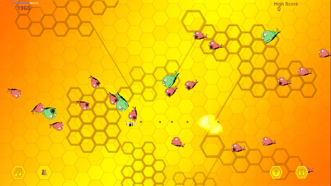 Worms vs Bees screenshot 2