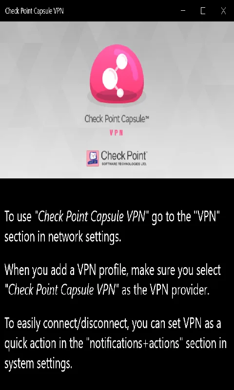 Check Point Capsule VPN screenshot 2