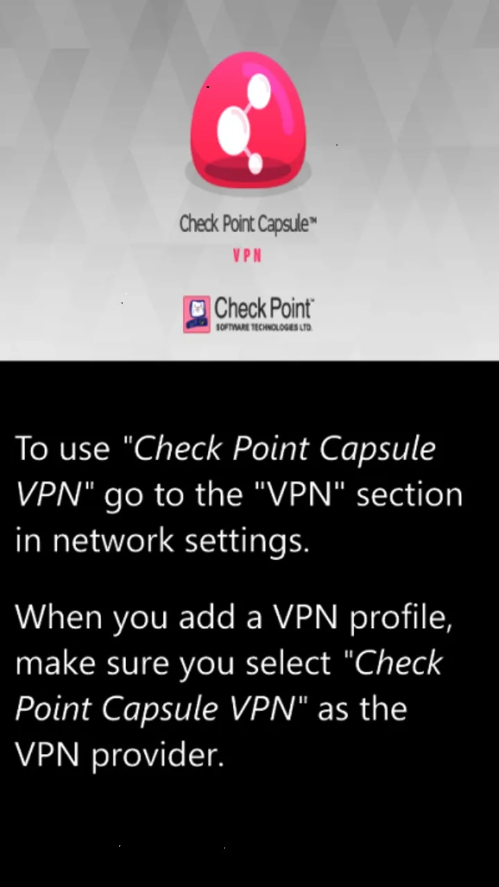 Check Point Capsule VPN screenshot 3