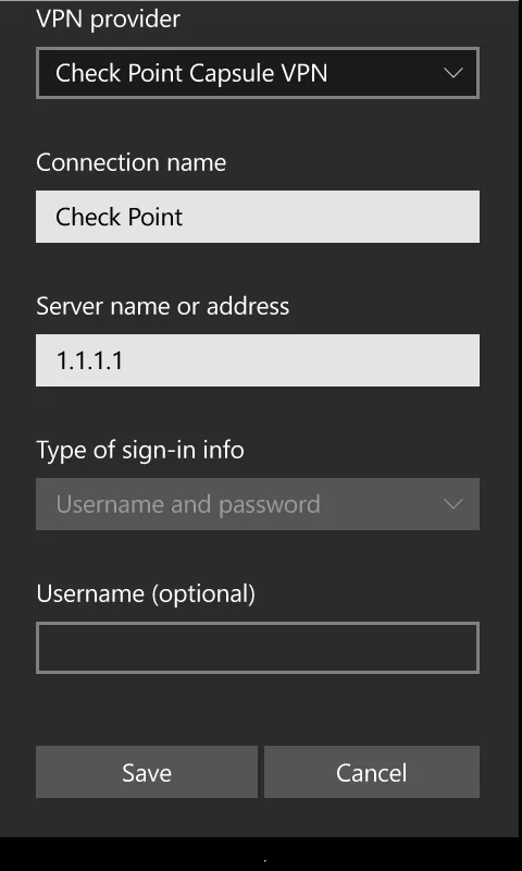 Check Point Capsule VPN screenshot 4