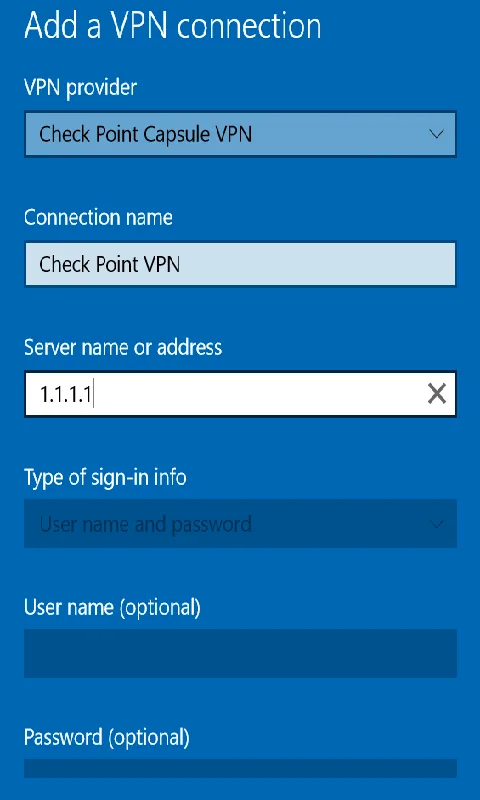 Check Point Capsule VPN screenshot 5