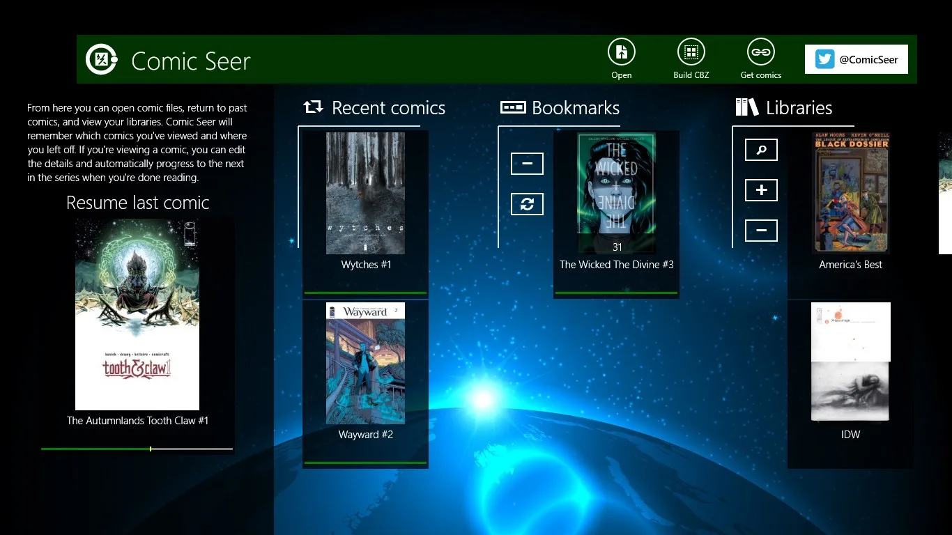 Comic Seer screenshot 1