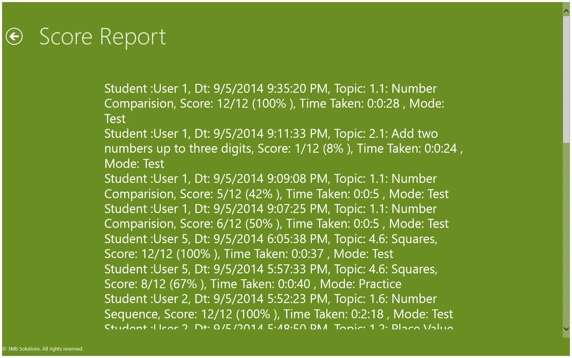 Math Kid Grade 3 screenshot 5