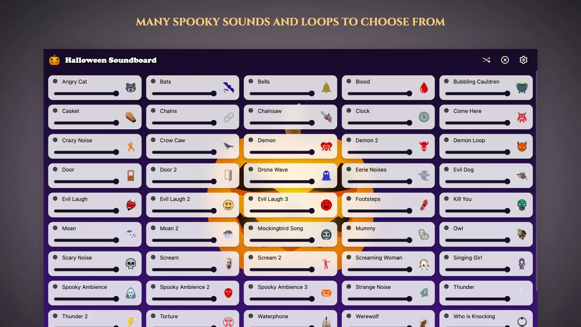 Halloween Sounds Soundboard screenshot 3