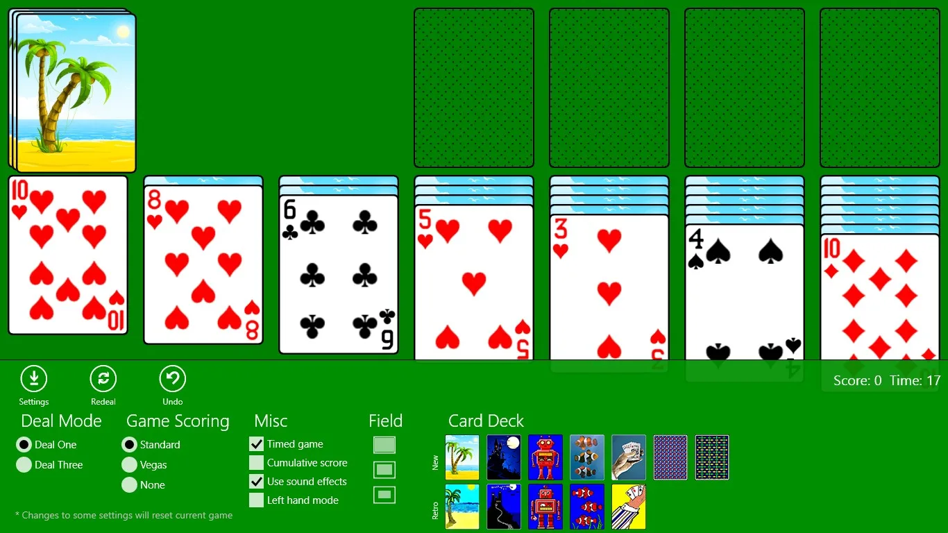 Classic Solitaire HD screenshot 1