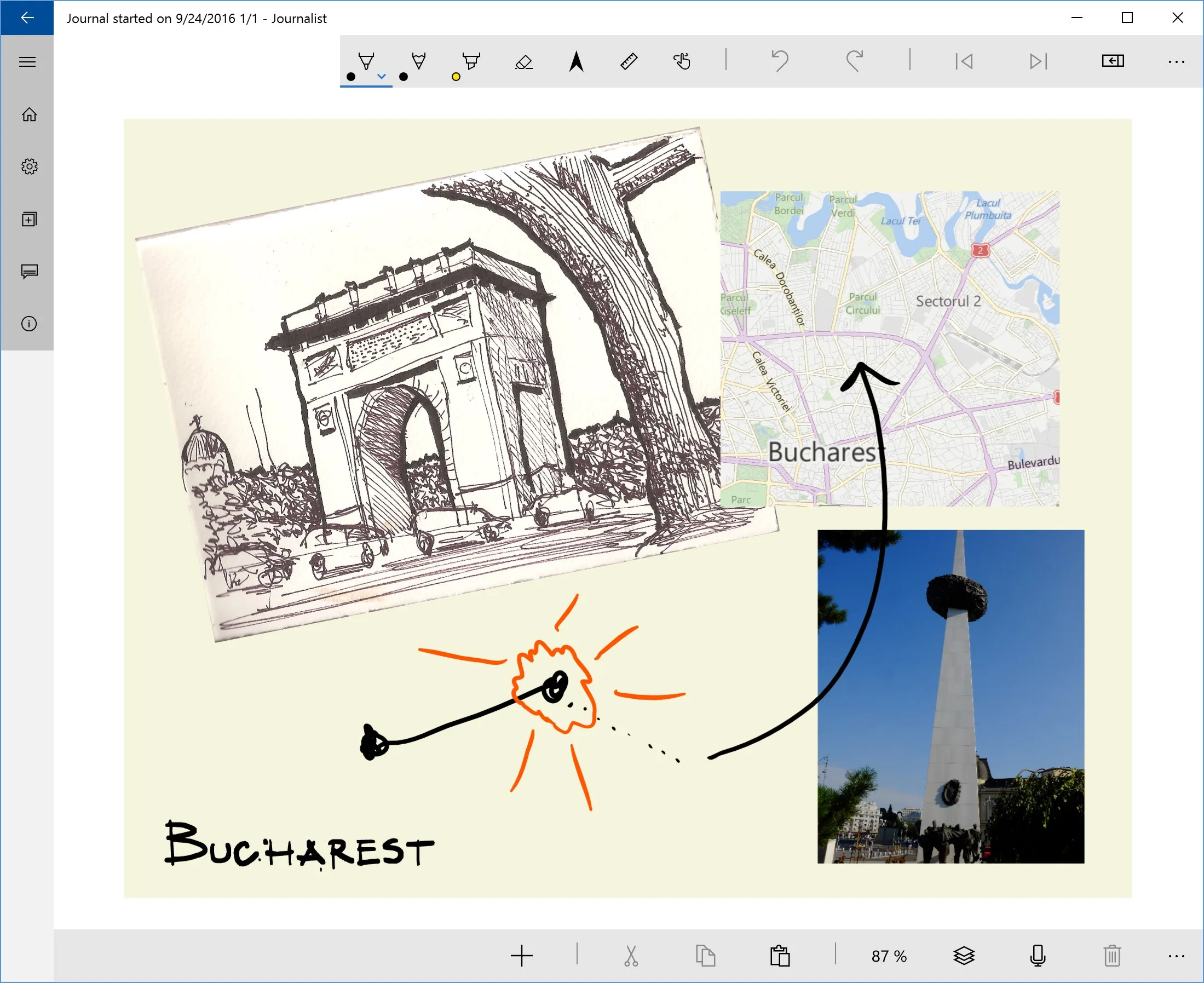 Journalist screenshot 1