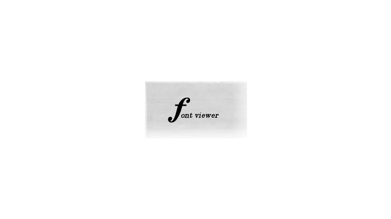 Font Viewer screenshot 3