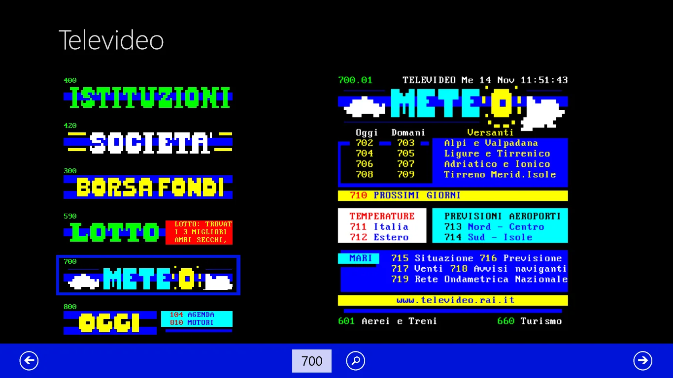 Televideo RAI screenshot 2