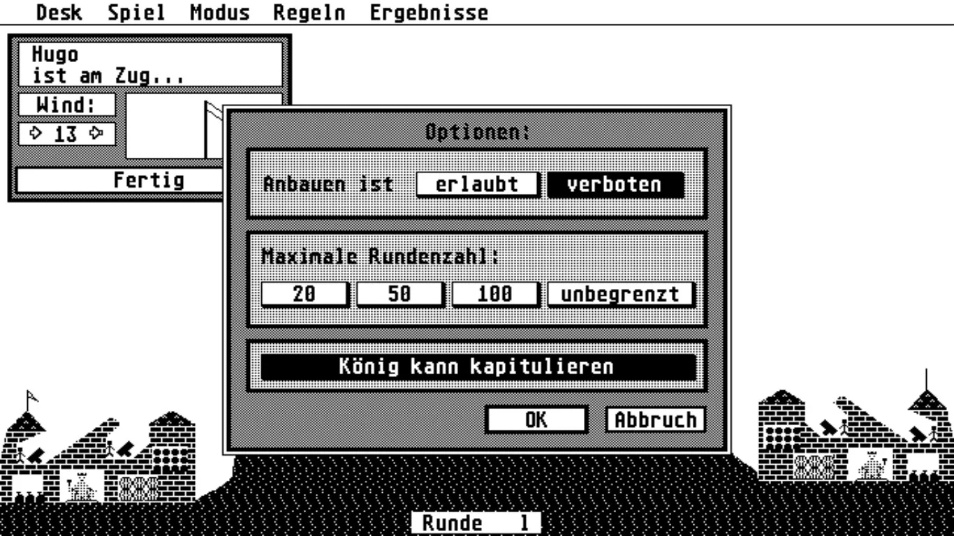 Ballerburg retro screenshot 5