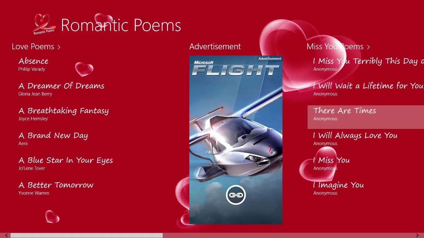 Romantic Poems screenshot 5