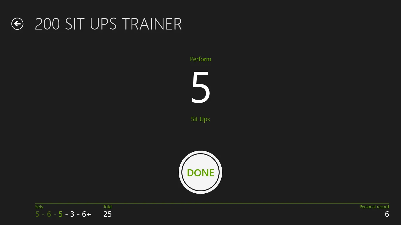 200 Sit Ups Trainer screenshot 2