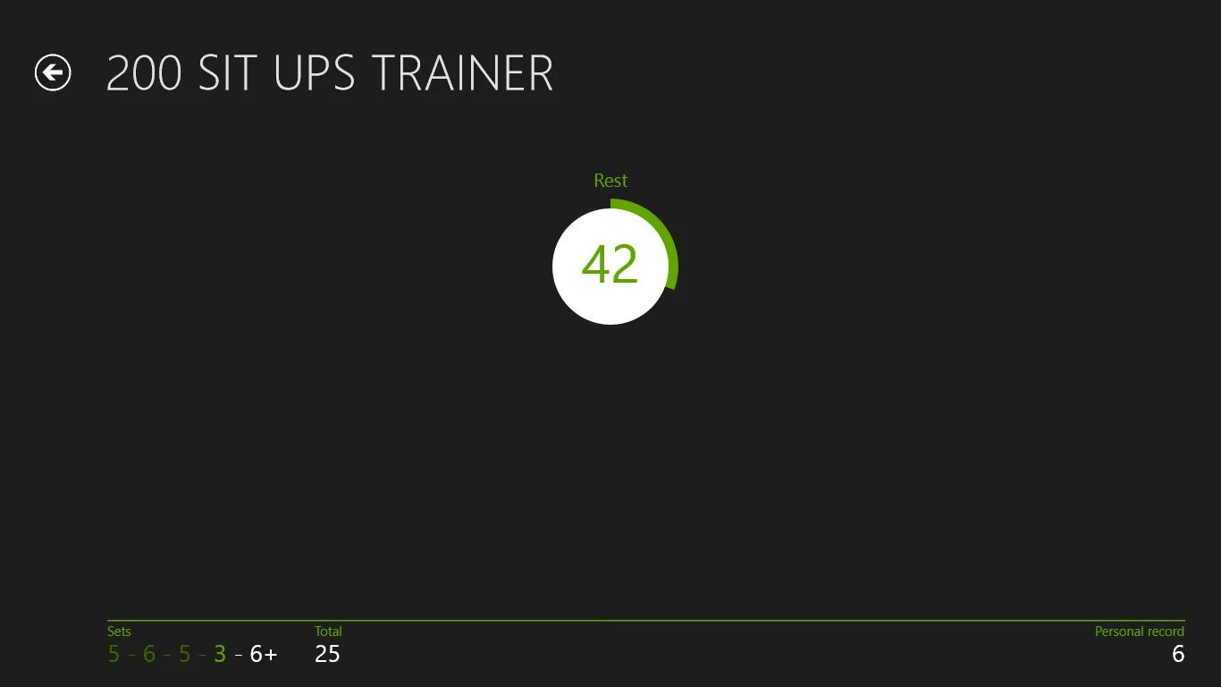 200 Sit Ups Trainer screenshot 3