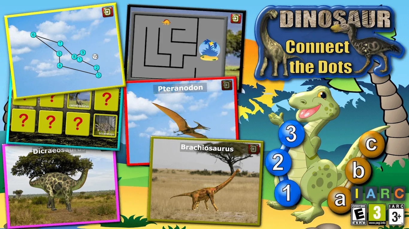 Kids Dinosaur Join the Dots - ABC and counting screenshot 4