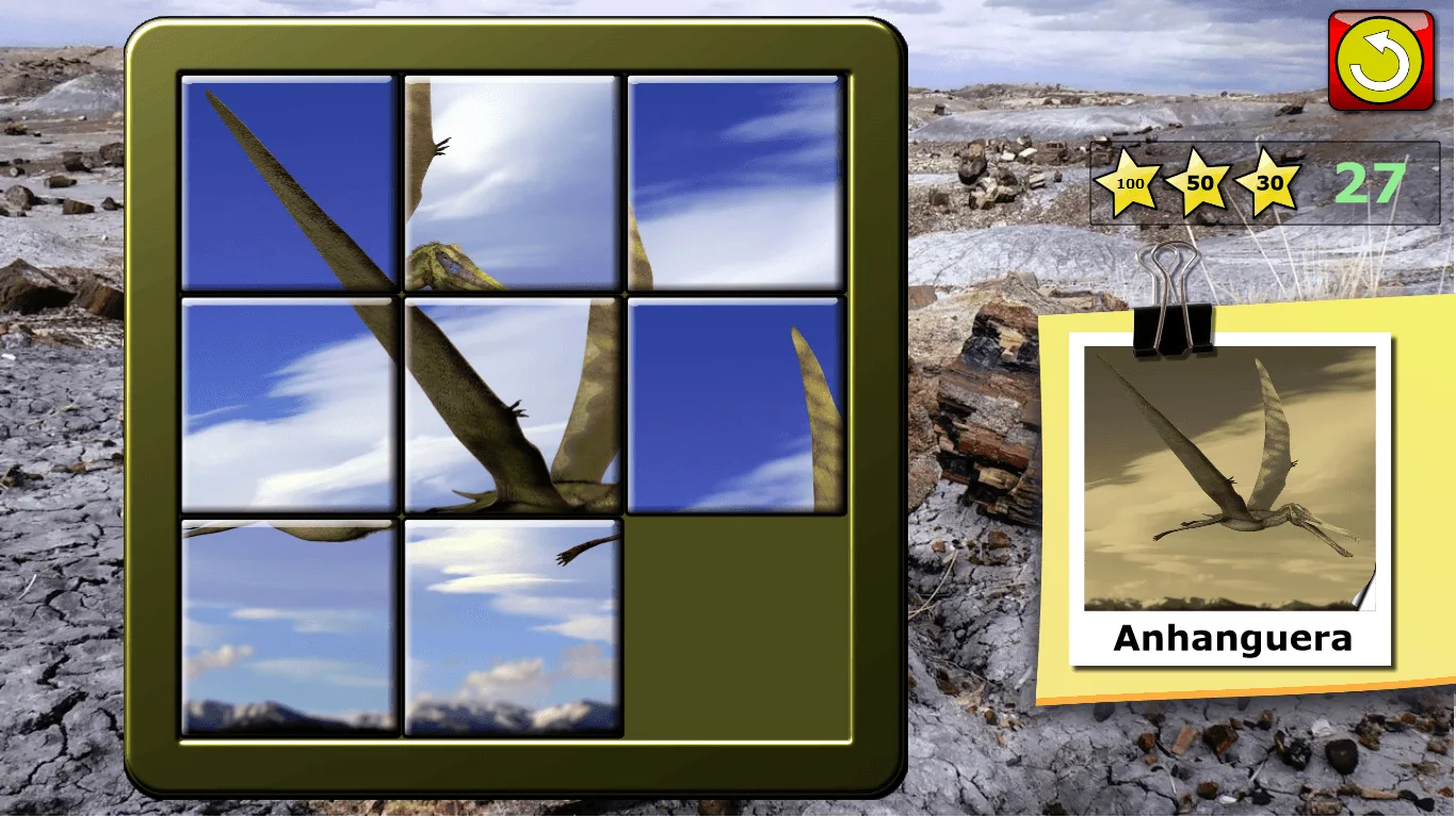 Kids Dinosaur Rex Slide Puzzle screenshot 3