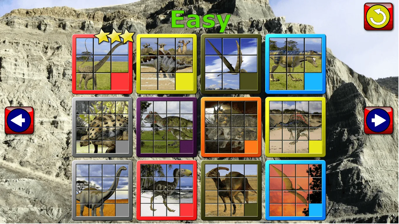 Kids Dinosaur Rex Slide Puzzle screenshot 4