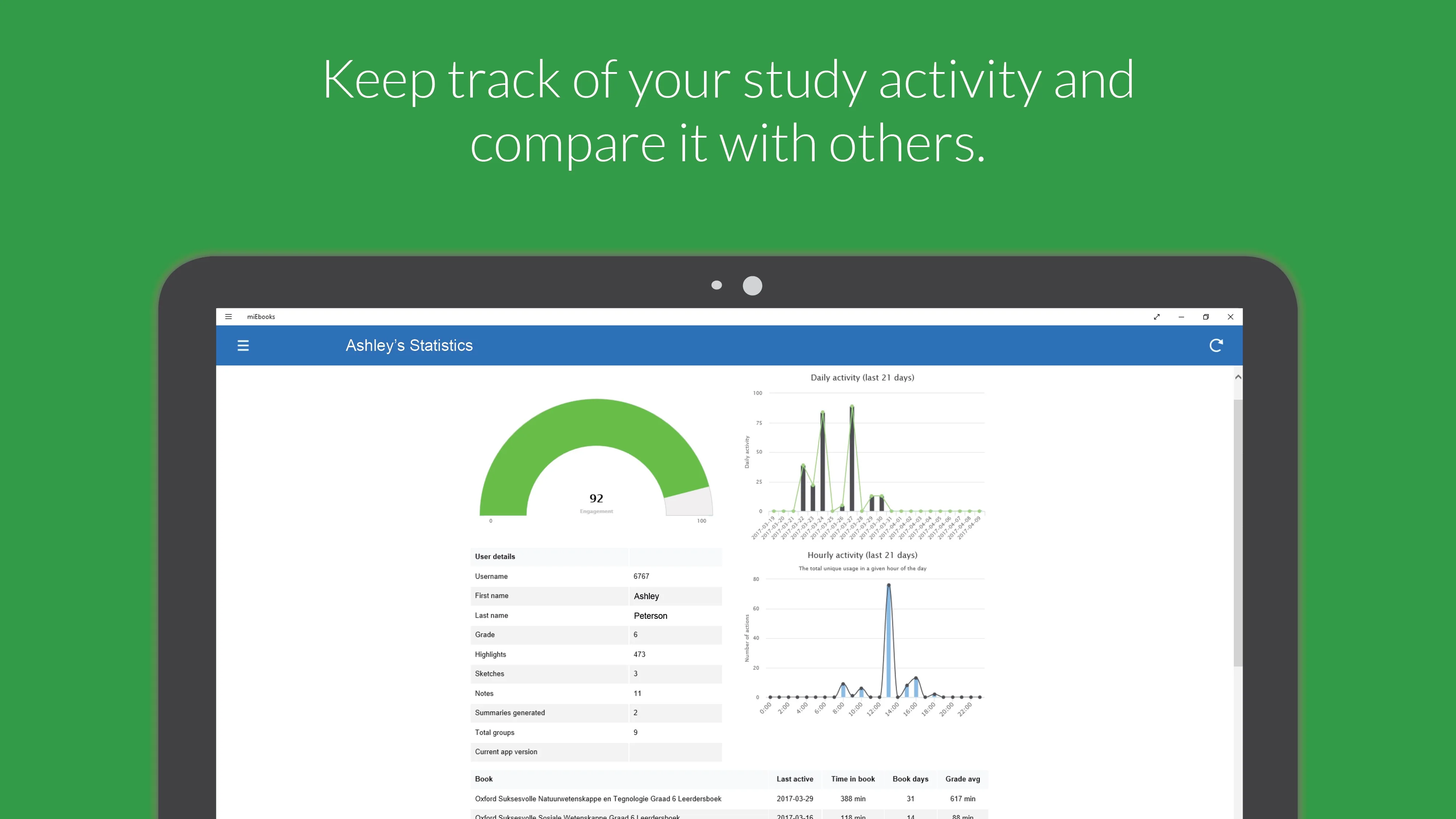miEbooks screenshot 2