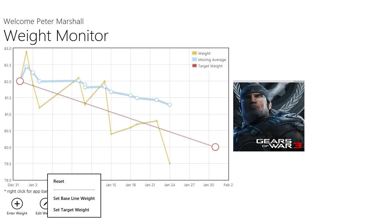 Weight Monitor screenshot 4