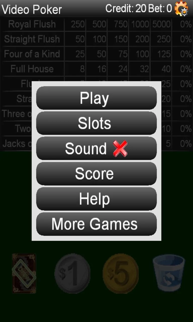 Video Poker (Free) screenshot 2