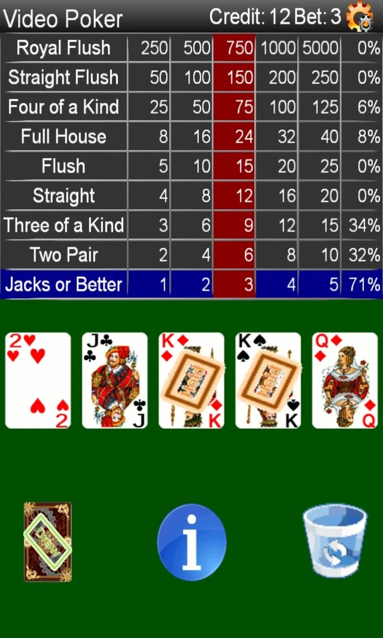 Video Poker (Free) screenshot 4
