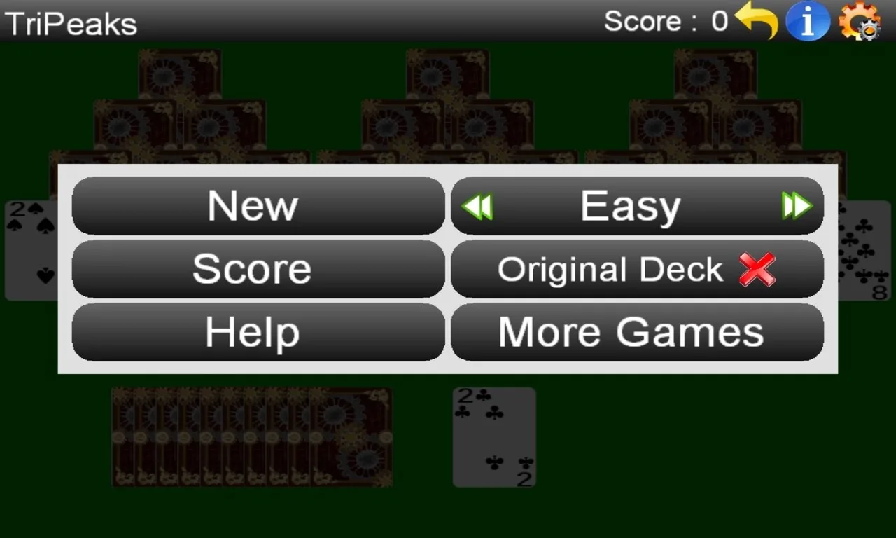 TriPeaks Solitaire (Free) screenshot 1