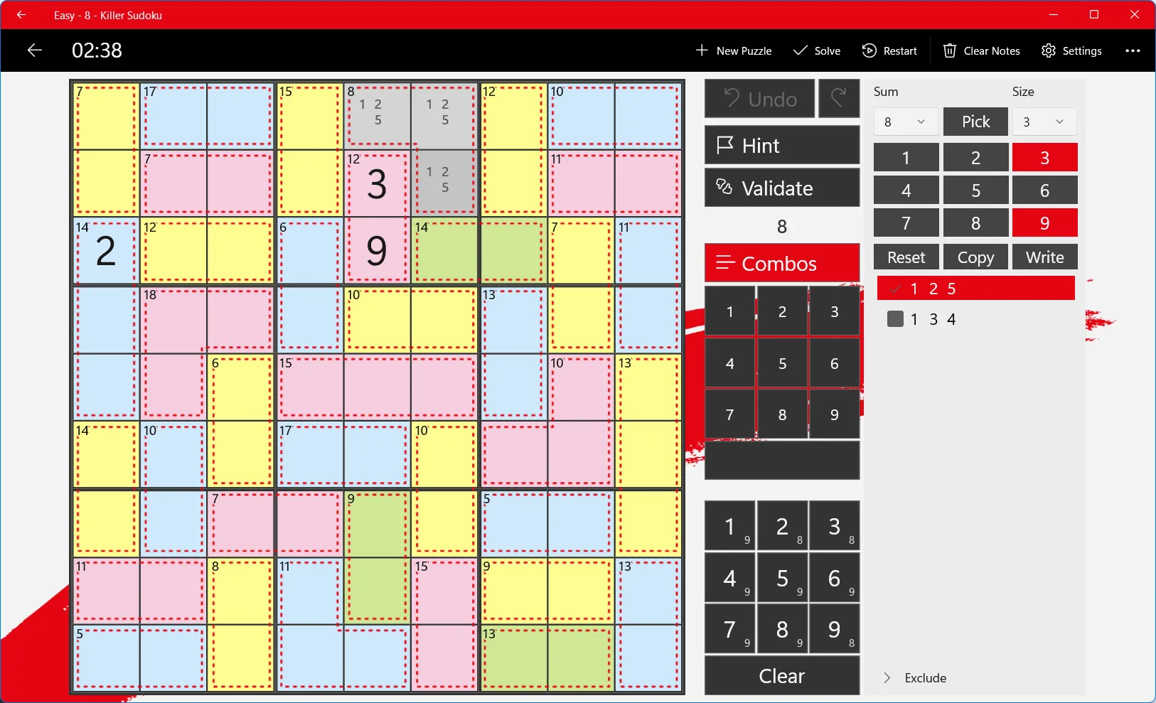 Killer Sudoku screenshot 2
