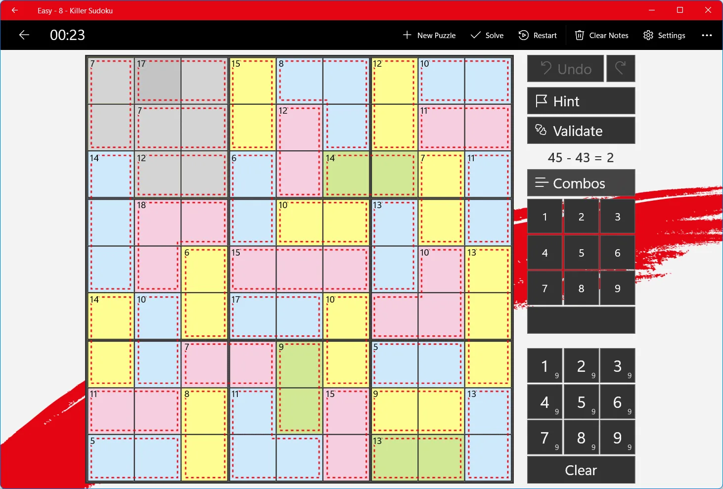 Killer Sudoku screenshot 3