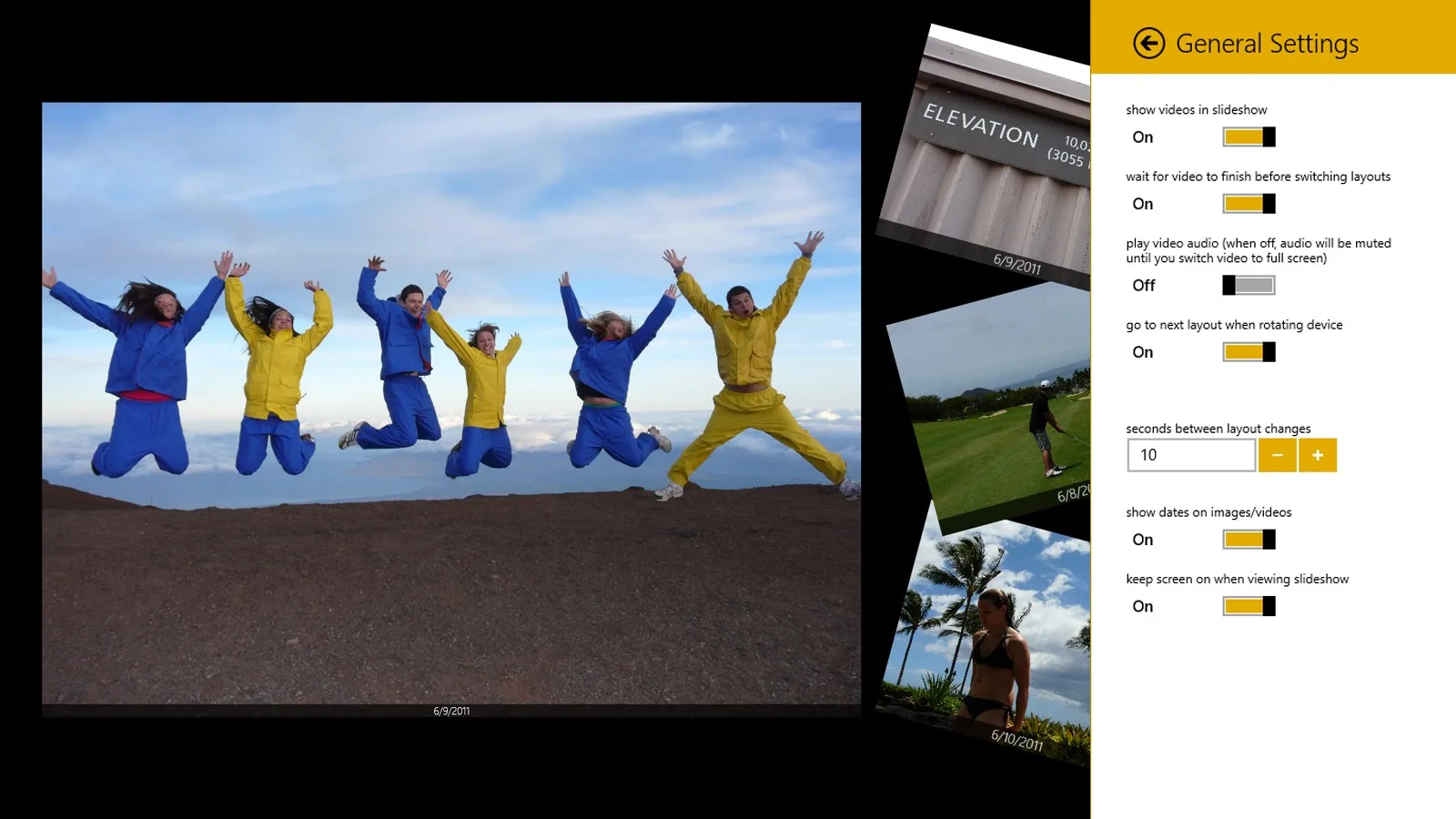 My Memories Interactive Slideshow screenshot 5
