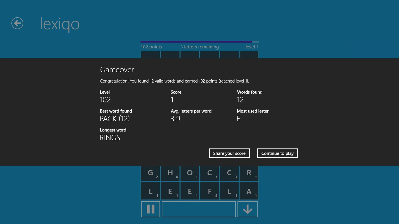 lexiqo: word puzzle screenshot 2