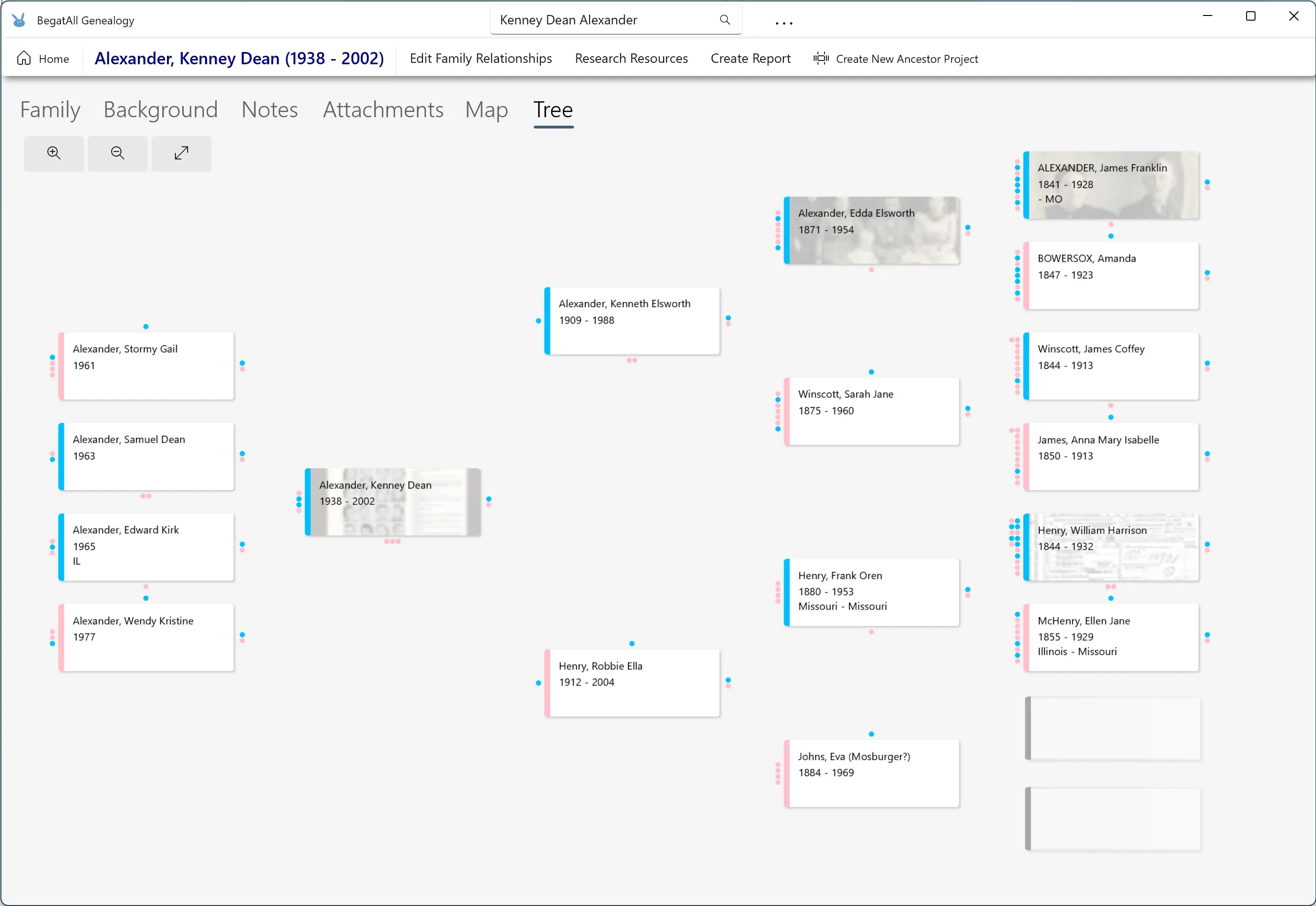 BegatAll Genealogy screenshot 3
