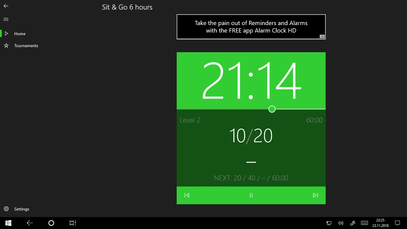 Poker Timer Pro screenshot 2