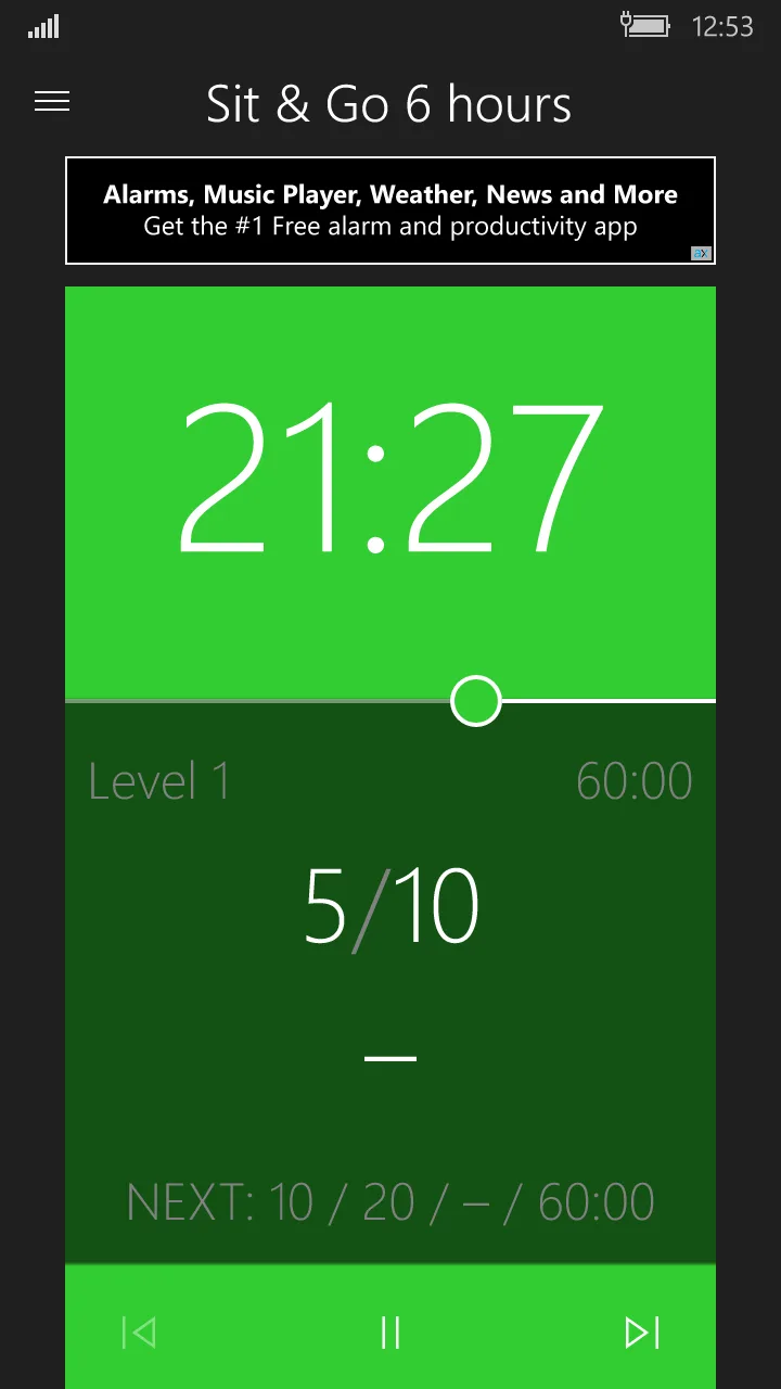 Poker Timer Pro screenshot 4