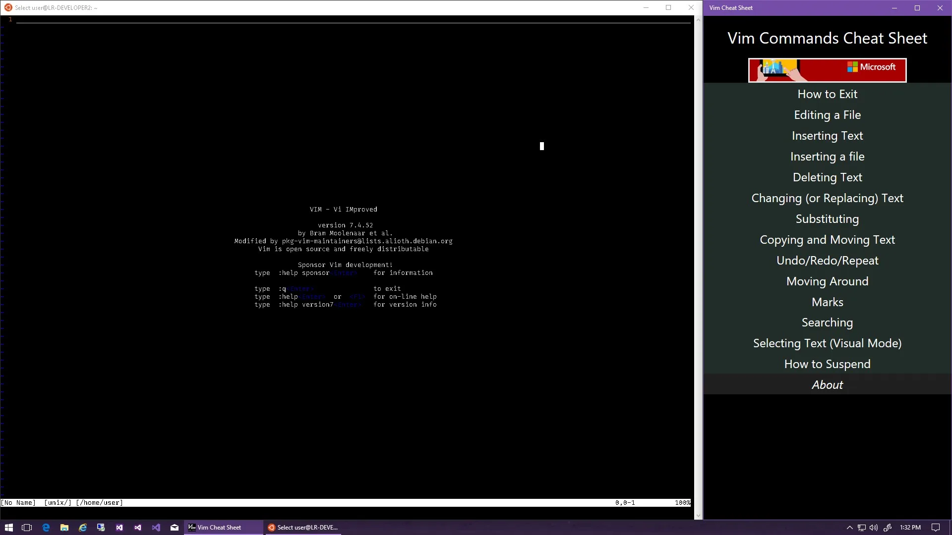 Vim Cheat Sheet screenshot 5