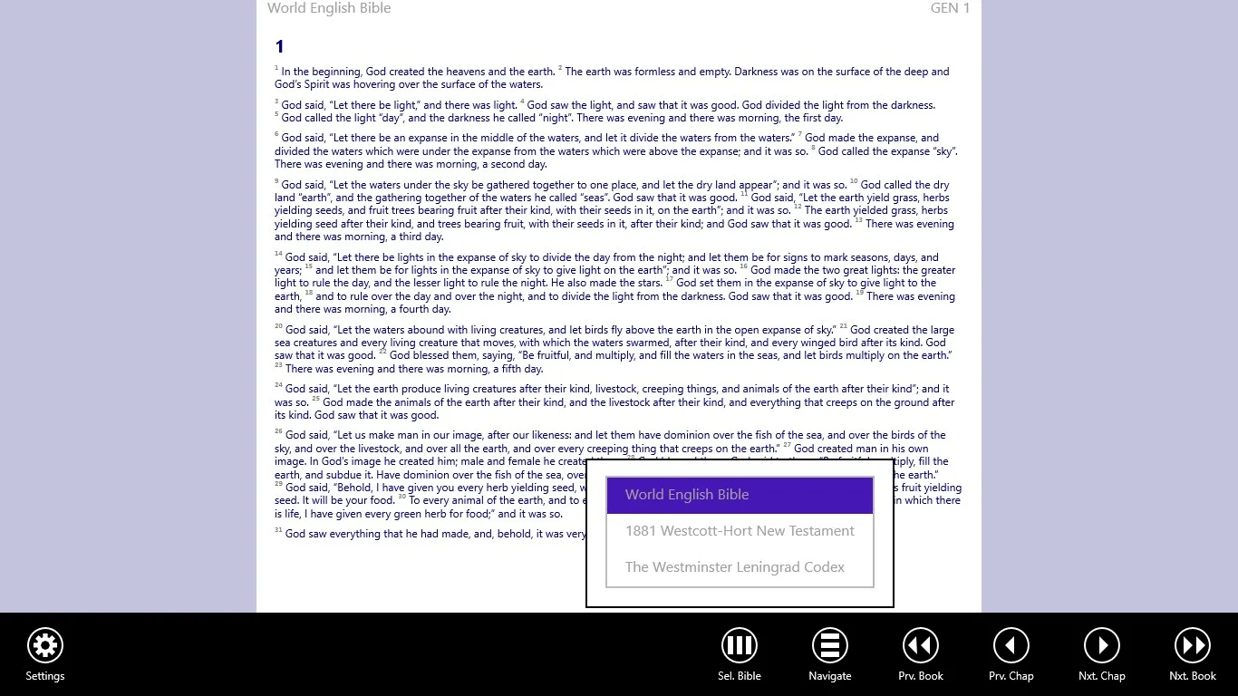 Bible App screenshot 2