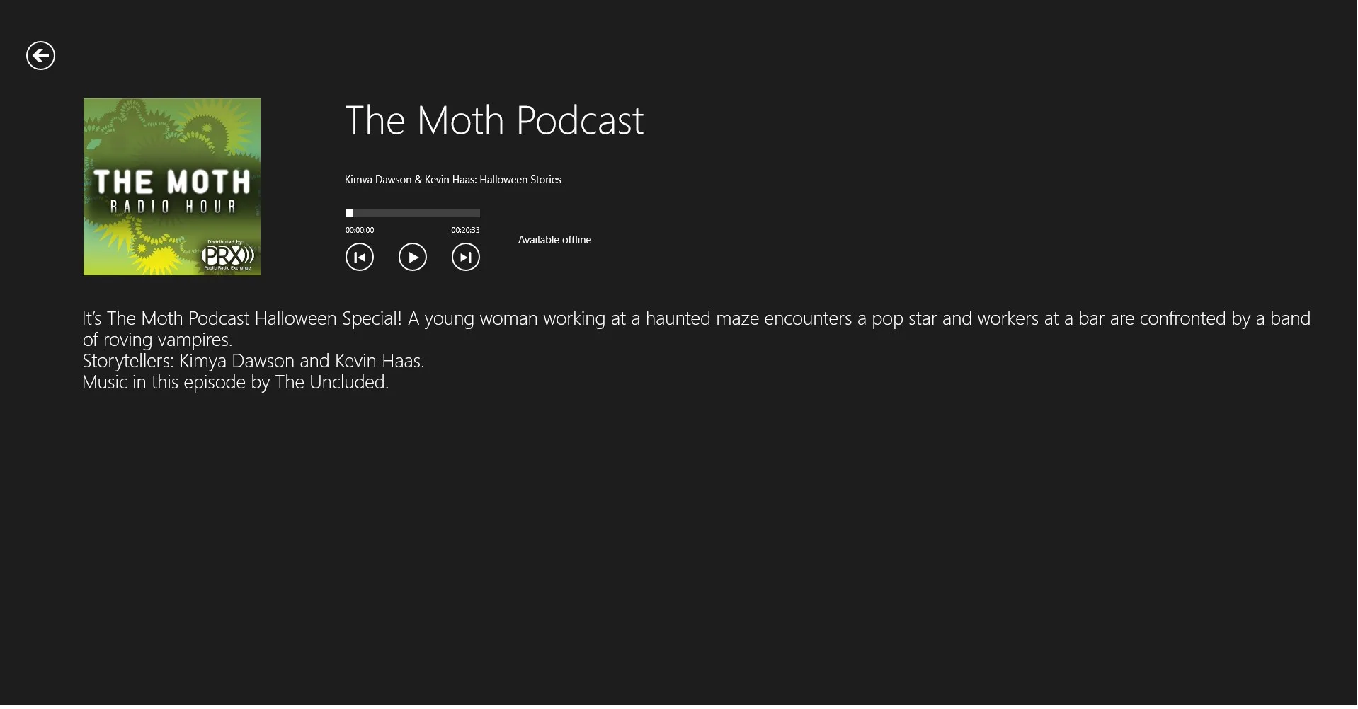 Podcatcher screenshot 1