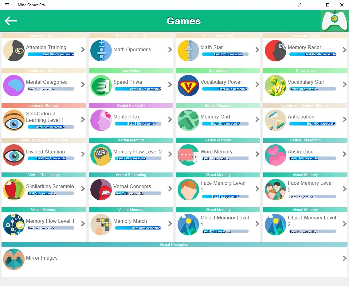 Mind Games Pro screenshot 1