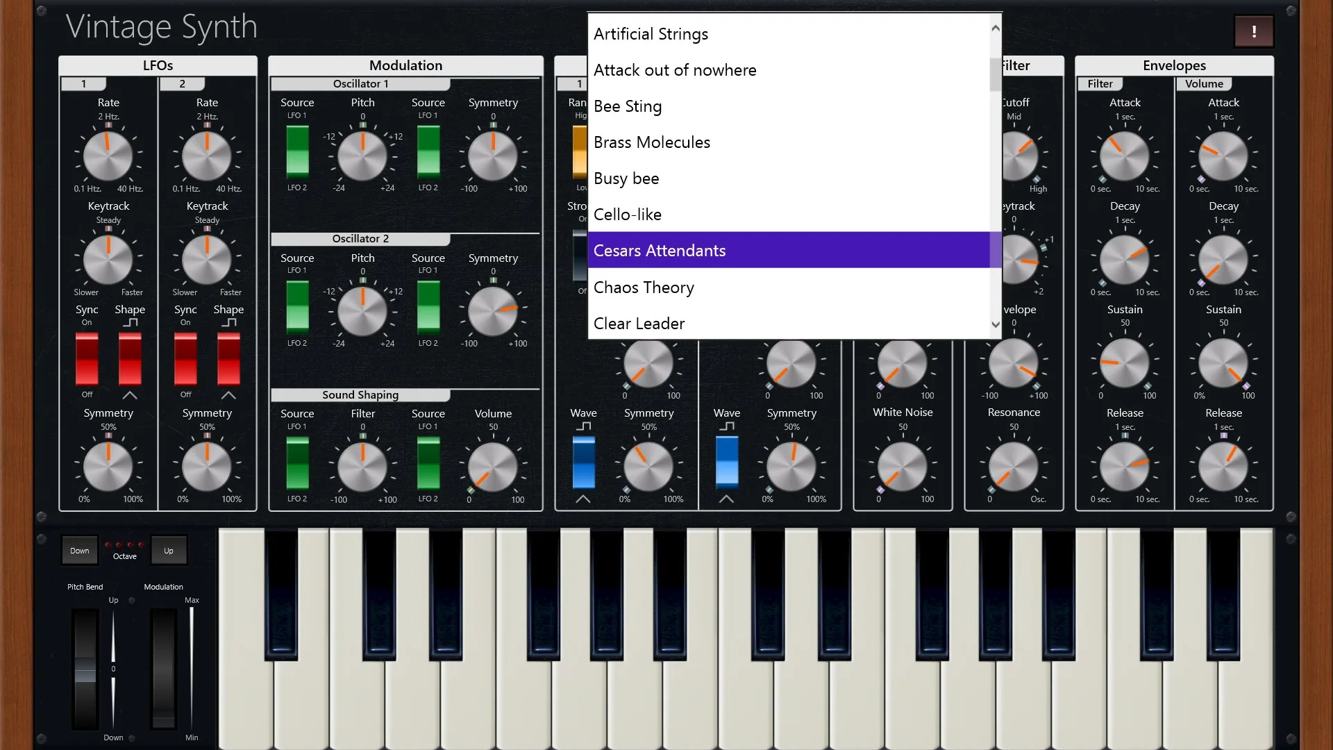 Vintage Synth screenshot 1