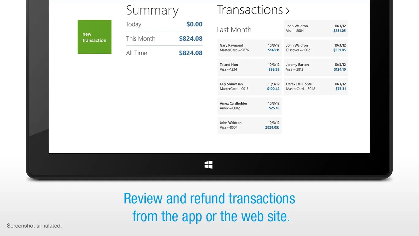 Credit Card Terminal screenshot 1
