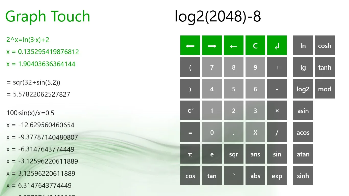 Graph Touch screenshot 2