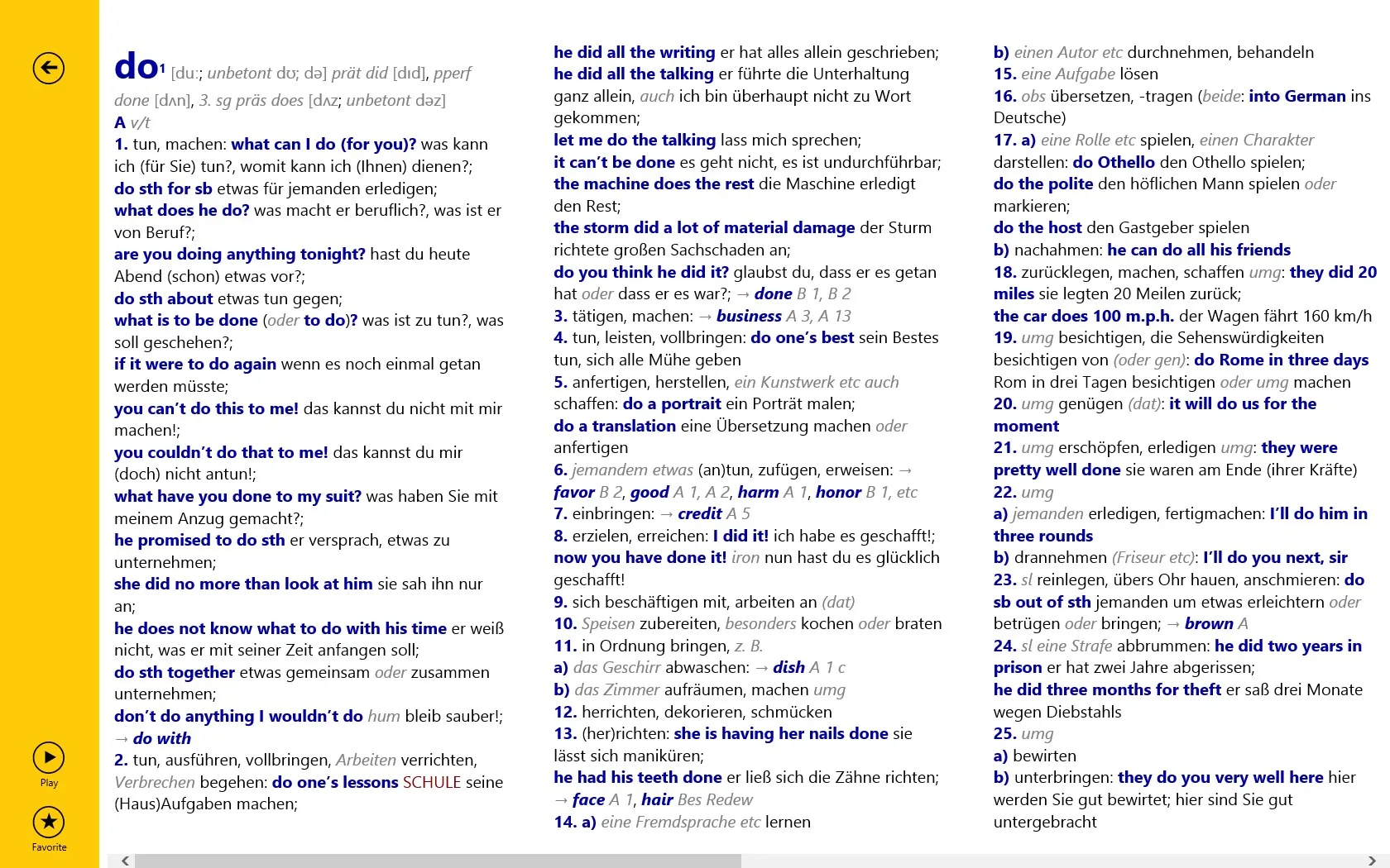 Langenscheidt Dictionaries screenshot 5
