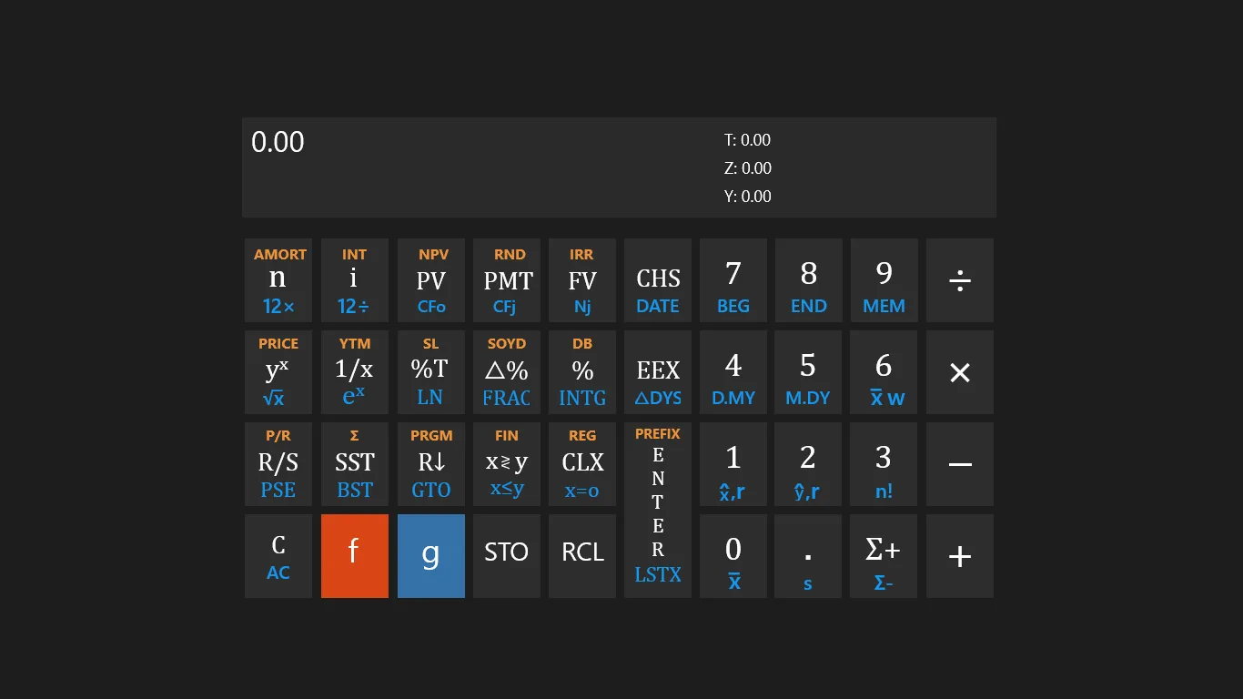 12C Financial Calculator screenshot 1