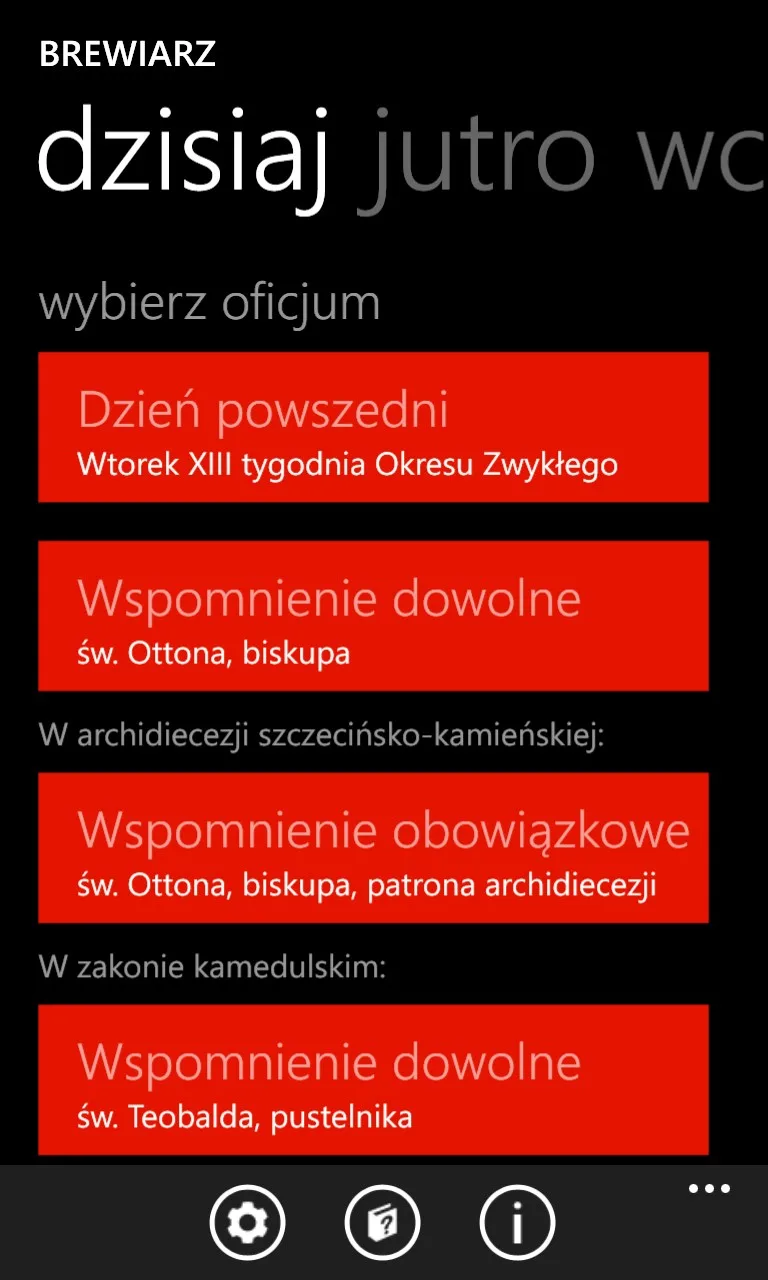 Brewiarz screenshot 1