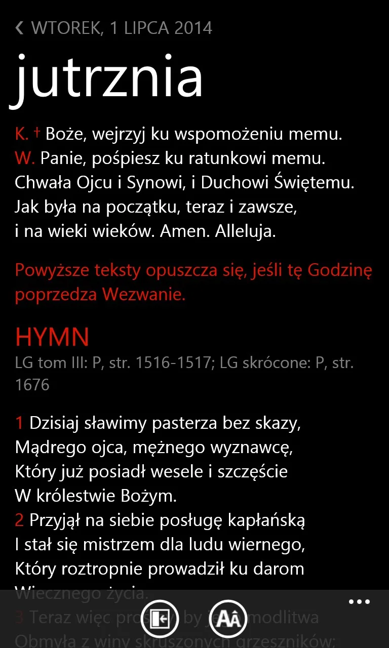 Brewiarz screenshot 3