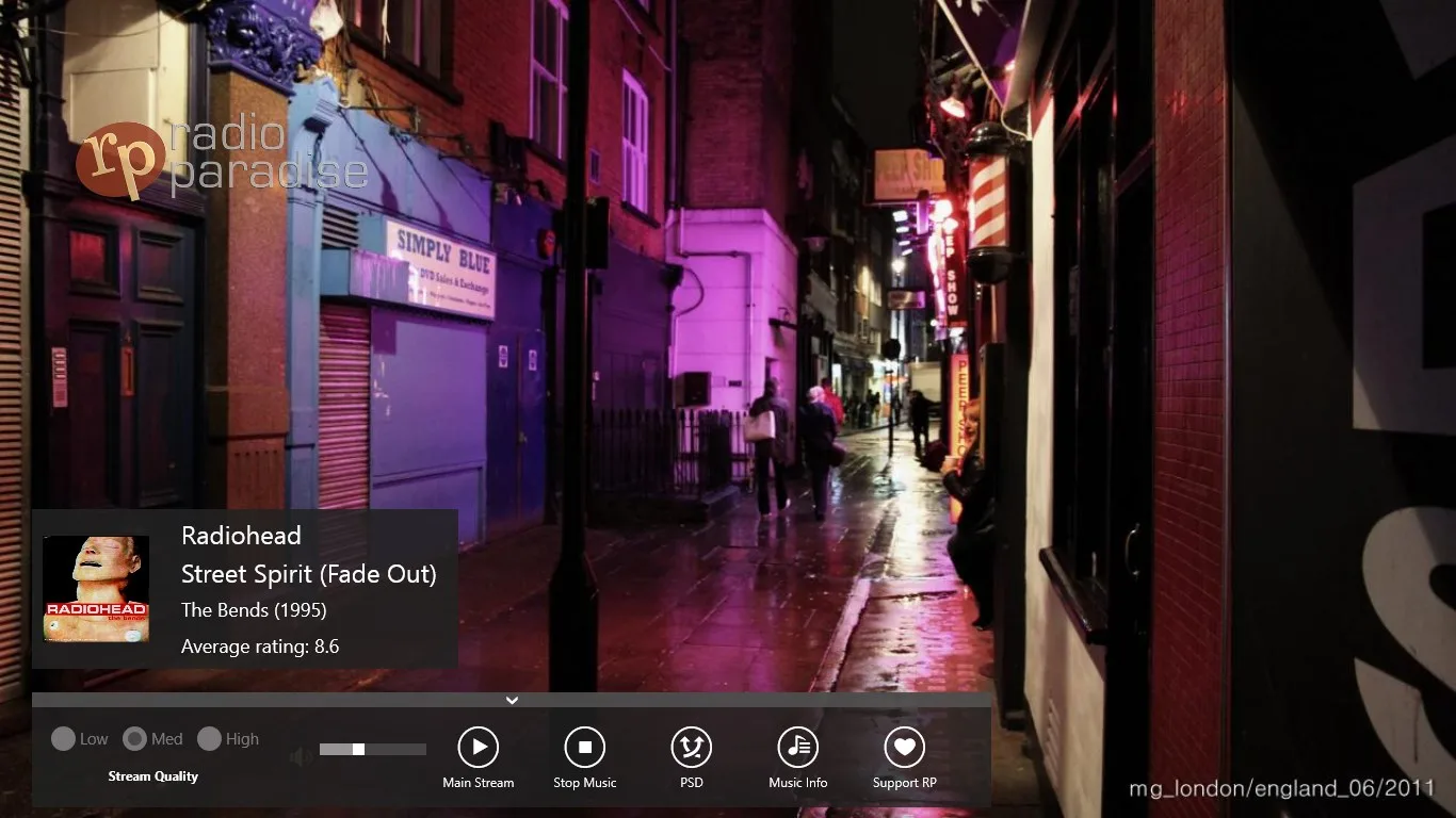 Radio Paradise screenshot 1