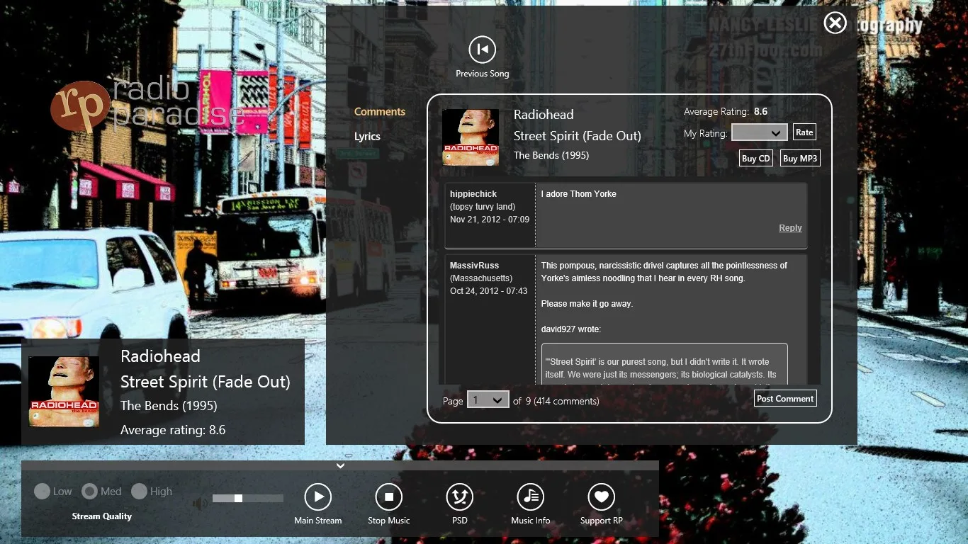 Radio Paradise screenshot 2
