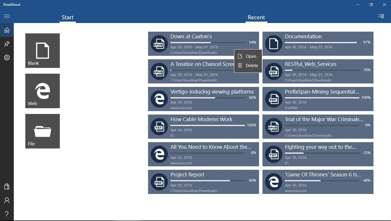 ReadAloud screenshot 1