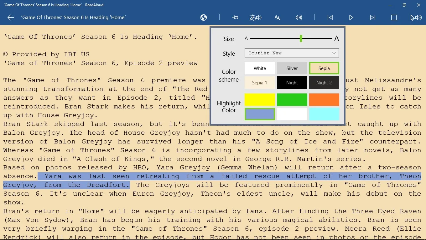 ReadAloud screenshot 3
